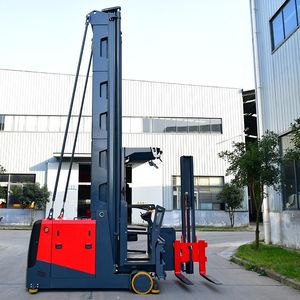 VNA asansör dar yönlü forklift Man-up 3 yollu çatal döndürme fonksiyonu 3 yollu palet istifleyici vinç satılık - Product Image 5