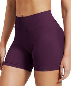 Short de course à compression taille haute ombré sans couture pour femmes Gym Sport Fitness Workout Seamless - Product Image 3