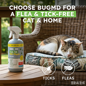 Spray anti-puces <span class=keywords><strong>pour</strong></span> animaux domestiques, naturel, <span class=keywords><strong>pour</strong></span> l'intérieur, anti-puces et anti-tiques, à base de plantes, <span class=keywords><strong>pour</strong></span> tapis, meubles, arbres à chat, avec huiles essentielles - Product Image 5