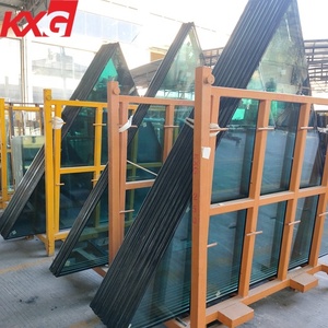 IGU-cortina de vidrio con Triple acristalamiento, cortina de seguridad de pared con aislamiento de vidrio comercial para construcción, ventana de vidrio laminado templado - Product Image 1