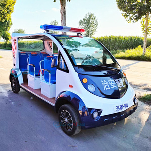 Vente directe d'usine - Voiture de patrouille électrique - Voiture de patrouille scolaire avec lumière d'avertissement et interphone avec mégaphone - Voiture de patrouille électrique - Product Image 5