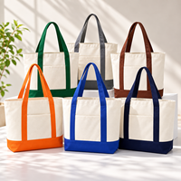 Sac fourre-tout en toile personnalisé avec logo d'usine, avec poche, grande capacité, réutilisable, sac à bandoulière pour le shopping