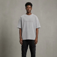 T-shirt Oversize Premium 240g Style Luxe Alternatif, Vierge, Service Personnalisé OEM/ODM, 100% Coton Filé Anneauté, Coupe Minimaliste Moderne