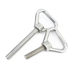 Stainless Steel Joint Bolts Triangle Nut Triangle Ring Slipknot Screw Fish Eye Bolts With Holes