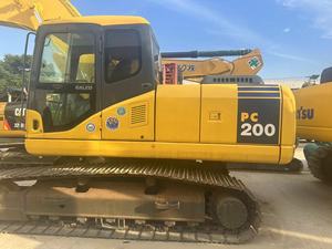 Vente en gros de pelleteuse à PC200-7 Komatsu d'occasion Machines de terrassement avec 1 an de garantie Pelle sur chenilles compétitive Pr - Product Image 2