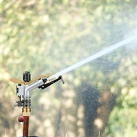 Système d'irrigation par arroseur rotatif à 360 degrés FS25 1 pouce, portée 12-20 m, canon à pluie pour exploitation agricole