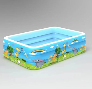 <span class=keywords><strong>Piscina</strong></span> Inflable <span class=keywords><strong>Grande</strong></span> para Jardín, Exterior, para Adultos, Niños y Familias, de Plástico PVC, Material de Protección Ambiental, Nstp009, 120~388 cm - Product Image 1