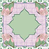 Tapis en néoprène pour Mahjong américain, série Emerald Whisper, isolation acoustique, antidérapant, avec design artistique, coussin pour table de Mahjong