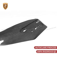 Pour Ferrari SF90, panneau de garniture de boîte de rangement avant de console centrale en carbone sec de style OEM, véritable préimprégné, vente en gros