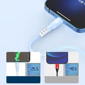 3in1 USB3.0 6A Fast Charging TPE Soft Mobile Phone &amp; Power <strong>Bank</strong> <strong>Data</strong> Cable for for - Product Image 5