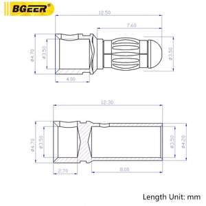 Conectores Macho e Fêmea de 3.5mm com Plugue <span class=keywords><strong>Banana</strong></span> Banhado a Ouro em Cobre Soldado para Modelos de Controladores de Voo - Product Image 5
