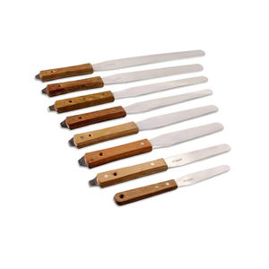 Industrial Screen Printing Ink <b>Squeegee</b>, Stainless Steel Scraper Blade and Wooden Handle, Screen Printing Ink Knife, Tool Parts - Product Image 1