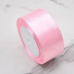 High Quality Glossy 5cm Single <b>Face</b> Satin Ribbon for Cake Box & Bakery Gift Wrapping 25 Yards/Roll - Product Image 2