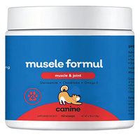 Poudre de renforcement musculaire et de soutien articulaire haute puissance pour chiens, glucosamine, chondroïtine, oméga-3 pour animaux de compagnie