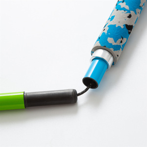 Sz Hiking Poles Carbon Fiber 130cm120cm110cm Spring Clip Straight Grip Colorful Yellow Orange Green <b>Walking</b> <b>Sticks</b> - Product Image 2