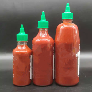 Botella de Plástico Transparente HDPE PET de 500 ml, Reutilizable, de Grado Alimenticio, para Salsas Picantes, Mostaza, Barbacoa, Condimentos y Especias - Product Image 1