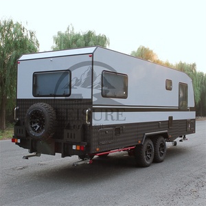 Camping-car de luxe 4x4 en fibre de verre fabriqué en Chine, meilleur <span class=keywords><strong>prix</strong></span>, <span class=keywords><strong>caravane</strong></span> familiale tout-terrain australienne à vendre - Product Image 5