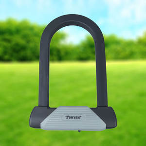 टोनीऑन एक्सेसरीज एंटी चोरी सुरक्षा बड़ी मोटरसाइकिल स्कूटर बाइक बाइक स्टील आयरन यू लॉक - Product Image 2