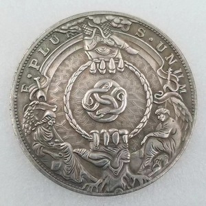 Réplique de pièce de monnaie Hobo avec motif Marteau dans la main de Dieu, Jésus, Église, pièce de monnaie américaine personnalisée en dollar - Product Image 2