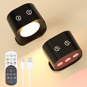 LED Wall <b>Touch</b> App Control Remote Dimmable RGB Night <b>Light</b> Warm White Projection Plastic Modern Design ROHS Certified for Home - Product Image 1