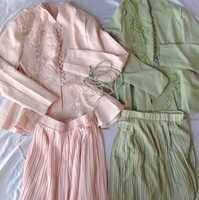 RO511 Vêtements islamiques de luxe pour femmes, robe de mariée musulmane tie-dye, robe de fête modeste, robe de mariée à fleurs perlées, ensemble de deux pièces