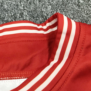 Venta al por mayor camiseta de béisbol en blanco rojo sublimación Impresión logotipo liso personalizado equipo camisetas de béisbol - Product Image 5