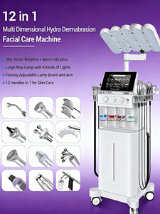 Nouvelle technologie 12 en 1 Hydra Beauty Vortex 360 Rotation Appareil de soin de la peau du visage pour éliminer les points noirs - Product Image 2