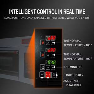 Four électrique de luxe four électrique intelligent commercial 3 couches et 6 plaques four de paquet de disposition d'ordinateur - Product Image 3