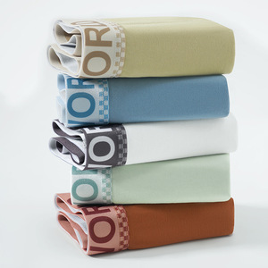 Ropa Interior Masculina Elástica <span class=keywords><strong>de</strong></span> Marca Personalizada <span class=keywords><strong>de</strong></span> Alta <span class=keywords><strong>Calidad</strong></span>, Calzoncillos Transpirables <span class=keywords><strong>de</strong></span> Color Sólido, Calzoncillos Deportivos <span class=keywords><strong>de</strong></span> Cintura Media para Hombre, Shorts Tipo Bóxer - Product Image 2