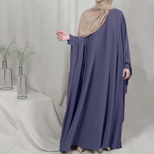 Vente en Gros Nouveau 15 Couleurs 2 Pièces Ensemble <span class=keywords><strong>de</strong></span> Femmes Prière Khimar Nida Jilbab Abaya Robe Musulmane - Product Image 2