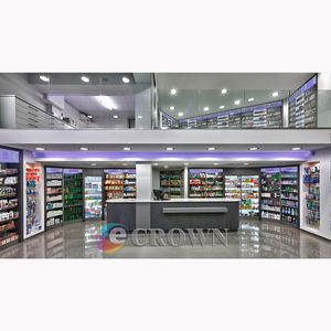 <strong>Conlin</strong> Big Pormedical Market Stall Wooden Pharmacy Stall Shop Design for Sale OEM - Product Image 2