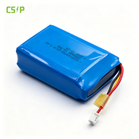 Batterie au lithium-ion polymère CSIP 103759 2S1P 7.4V 2500mAh, pack de batteries Lipo 7.4V 2S avec une durée de vie de 1000 cycles