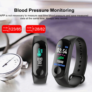 2025 nóng đo áp lực xung Meter thể thao hoạt động Pedometer tập thể dục Tracker Xem dây đeo cổ tay Smartband M3 Vòng đeo tay thông minh M6 - Product Image 3