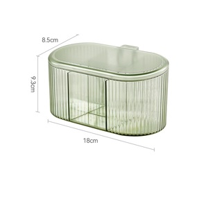 Food Refrigerator <b>Storage</b> <b>Container</b> Organizer <b>Container</b> with Lid <b>Kitchen</b> Airtight Plastic Transparent Spice Jar Rack Set - Product Image 6