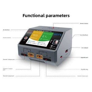 Chargeur d'équilibre de batterie au lithium HOTA D6 Pro double 650W 15A moule privé de charge sans fil pour smartphones compatibles avec d'autres marques - Product Image 3