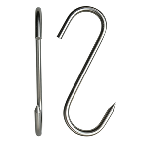 Gancho en Forma de S de Acero Inoxidable 304 con Acabado Liso para Colgar Carne, Uso en Carnicerías, Cocinas, Minería e Industria Pesada - Product Image 2