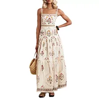 Robe sans manches cintrée taille haute en polyester pour femme de bureau, idéale pour les vacances d'été, disponible en plusieurs couleurs et tailles