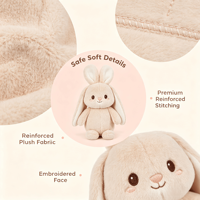 Juguete de Peluche Interactivo de Conejito Cantante Inteligente, Agradable al Tacto, para Bebés y Niños Pequeños, Decoración, Color Personalizado