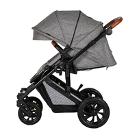 Poussettes bébé 4 en 1 luxe siège auto poussette haute vue bébé landau designer mode luxe