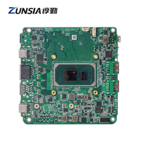 Zunsia Intel 11th Gen Tiger Lake-U Procesador NUC Placa base Dual Lan Placa base para Robots Control Mini PC