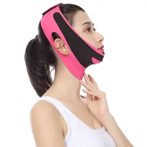 Bendaggio dimagrante viso elastico linea V Shaper viso donna mento guancia sollevare cintura massaggio facciale cinturino cura della pelle del viso strumenti di bellezza