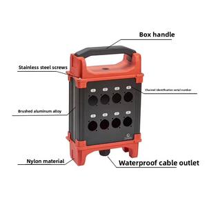 Boîtier de distribution de signal de scène portable 8-40 canaux pour connexion de câbles audio serpentins - Product Image 2