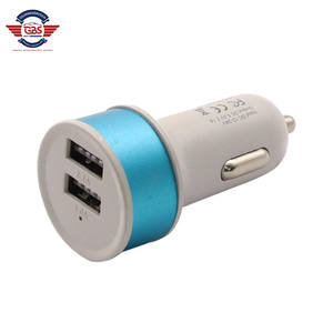 <span class=keywords><strong>Cargador</strong></span> USB Dual Circular para coche, dispositivo <span class=keywords><strong>de</strong></span> carga 2.1A + 1A - Product Image 5