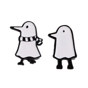 Cartoon Comic Goodnight Punpun Enamel Pin Oyasumi Punpun Devil Horn Eyes Brooches Lapel Backpack Badge For Kids Friends