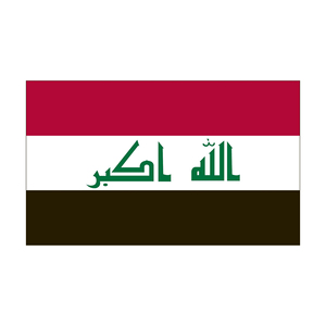 <span class=keywords><strong>Bandera</strong></span> <span class=keywords><strong>de</strong></span> <span class=keywords><strong>Irak</strong></span> <span class=keywords><strong>de</strong></span> 3x5 pies con Dos Ojales, Lista para Enviar - Product Image 3