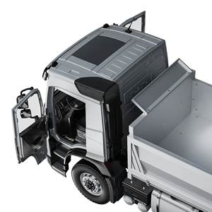 Camion RC Double E E115-003 1/14, modèle <span class=keywords><strong>de</strong></span> camion à benne hydraulique en métal, <span class=keywords><strong>engin</strong></span> <span class=keywords><strong>de</strong></span> construction télécommandé avec lumières et sons - Product Image 3