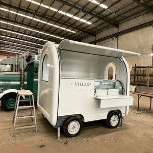 Fully Equipped Stainless Steel Fiberglass Mobile Kitchen <b>Concession</b> <b>Trailer</b> Ice Pizza Food Truck for Sale Australia - Product Image 2