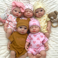 Poupées Bébé Reborn en Silicone Interactives pour Tout-Petits, 16 Pouces, Filles, avec Détails Réalistes et Veines, Cadeaux de Fêtes, Jouets