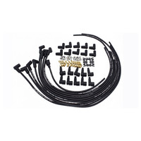 Jeu de fils de bougies d'allumage bleus de 8 mm à 90 degrés pour HEI Chevy SBC BBC Ford Mopar 350 454 V8