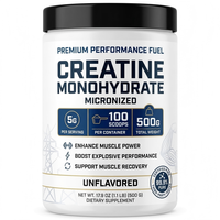 Créatine monohydrate en poudre micronisée pour une force musculaire accrue, des performances athlétiques améliorées et un soutien de l'endurance renforcé